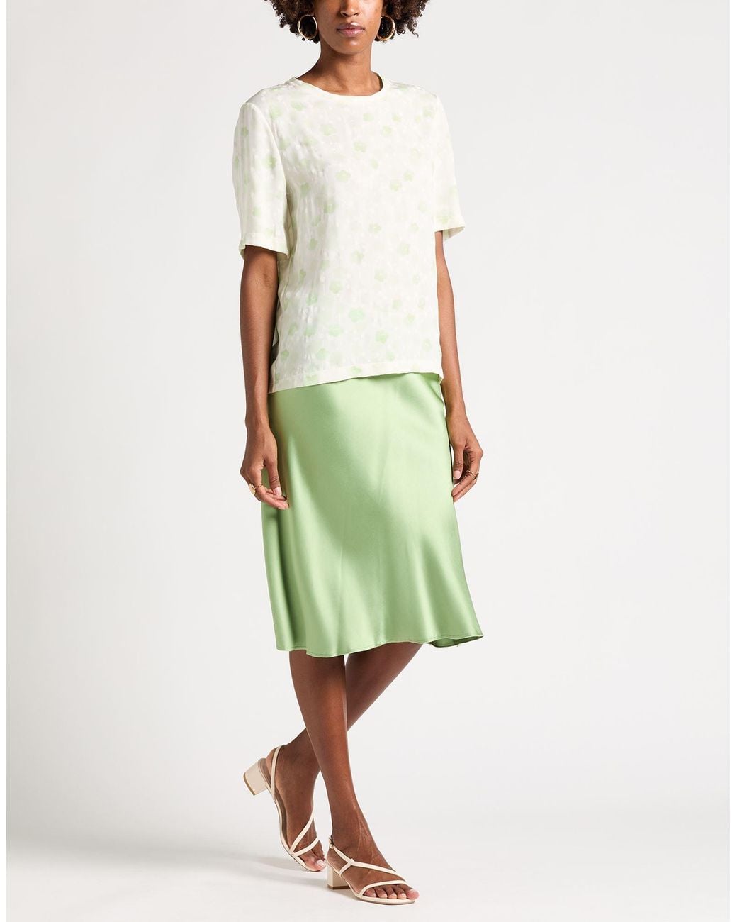 Massimo Alba White Ivory Top Silk