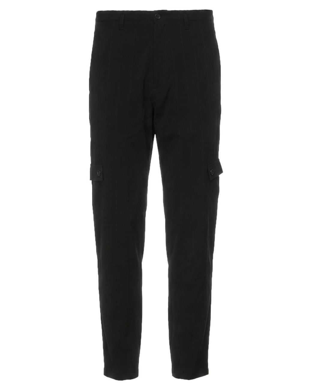 Yohji Yamamoto Black Pants Triacetate, Polyester for men