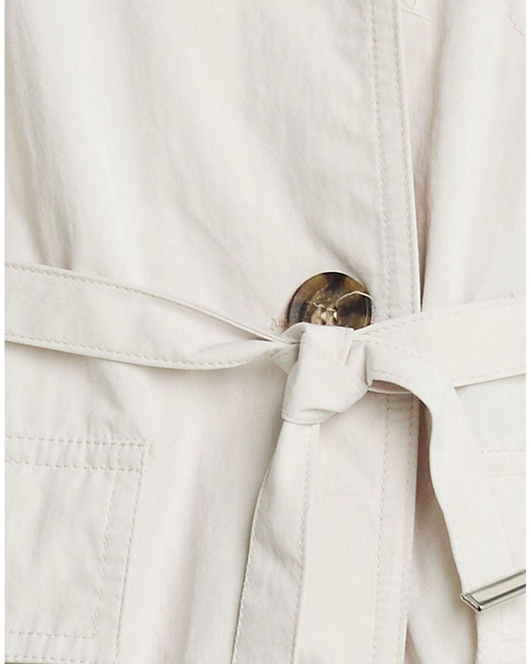Colmar White Jacket Polyester, Cotton, Polyamide