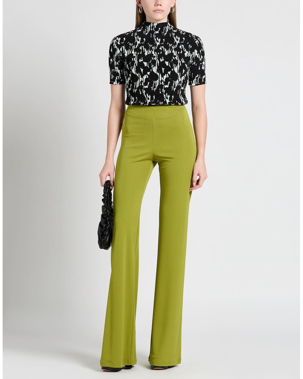 Alberta Ferretti Green Trouser