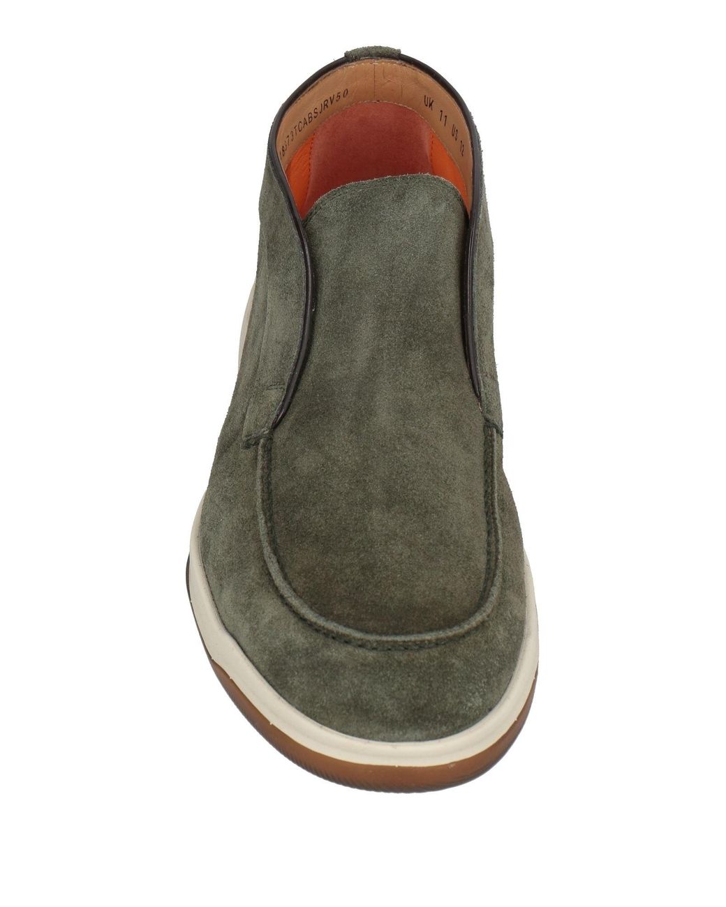 Santoni Green Ankle Boots for men