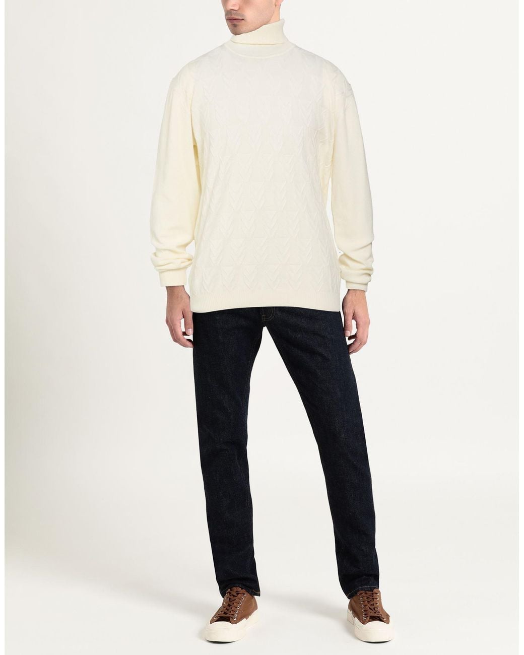 Gazzarrini White Turtleneck for men