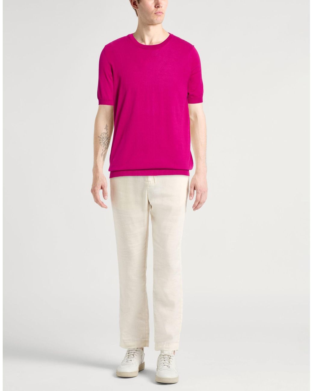Ballantyne Pink Jumper for men