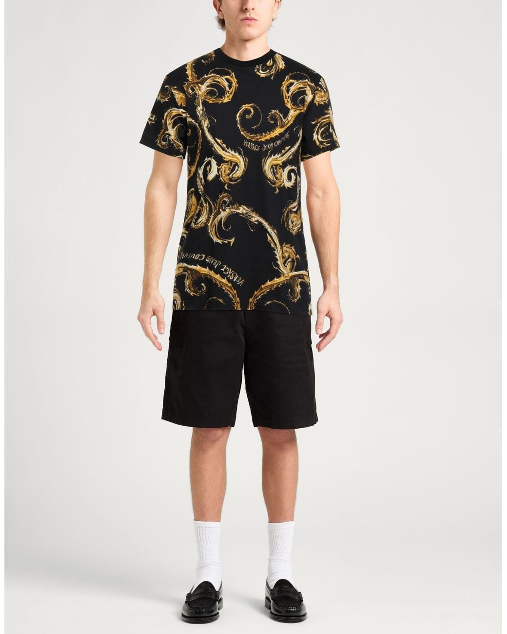 Versace Jeans Couture Black T-Shirt for men