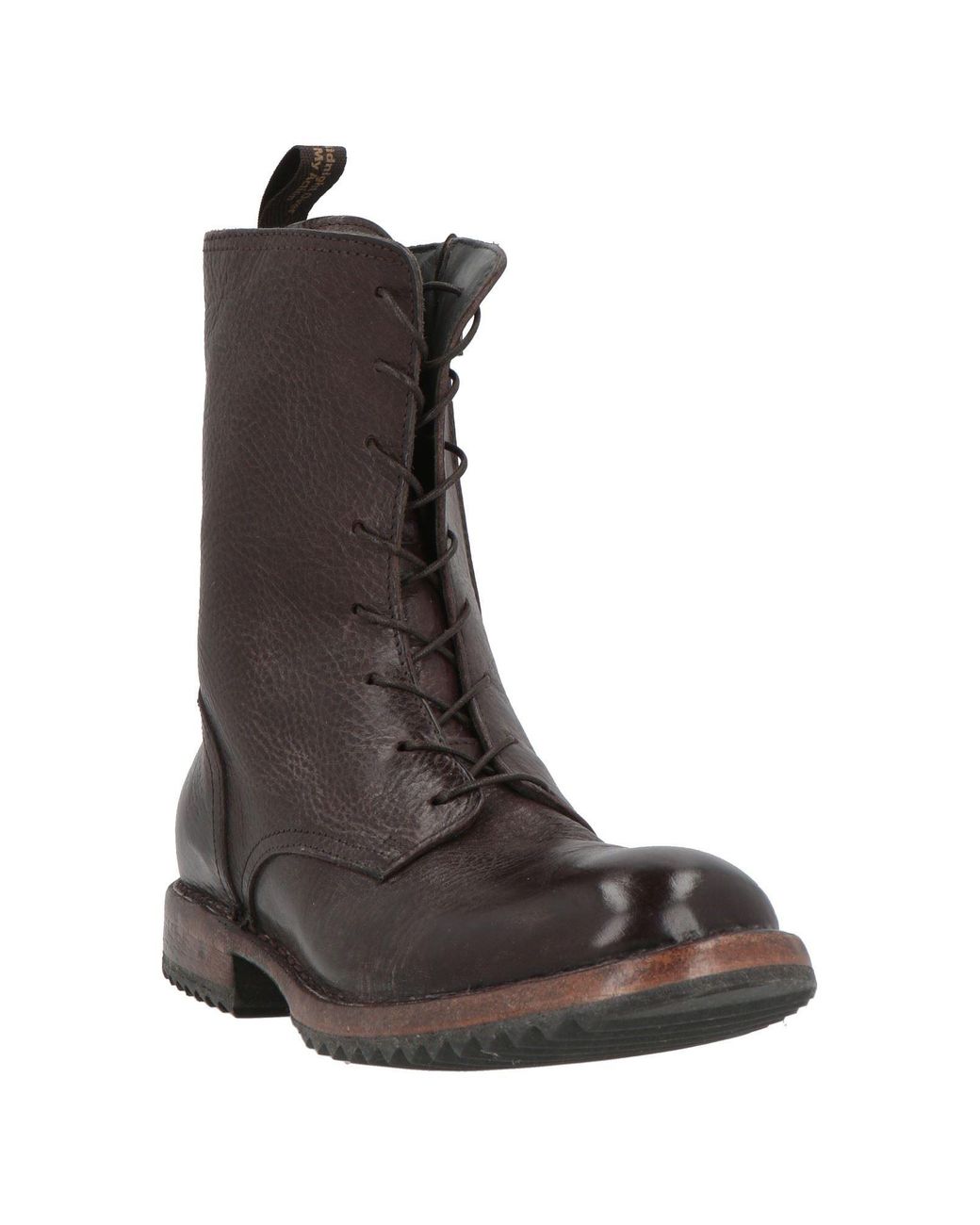 Moma Brown Dark Ankle Boots Leather