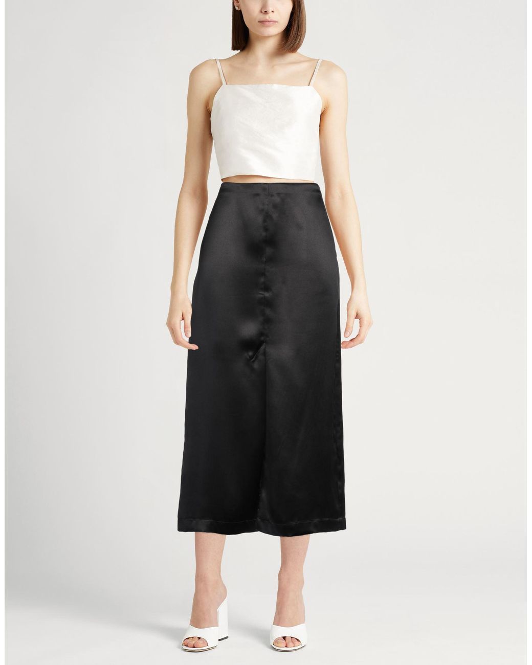 Loulou de Saison Black Midi Skirt
