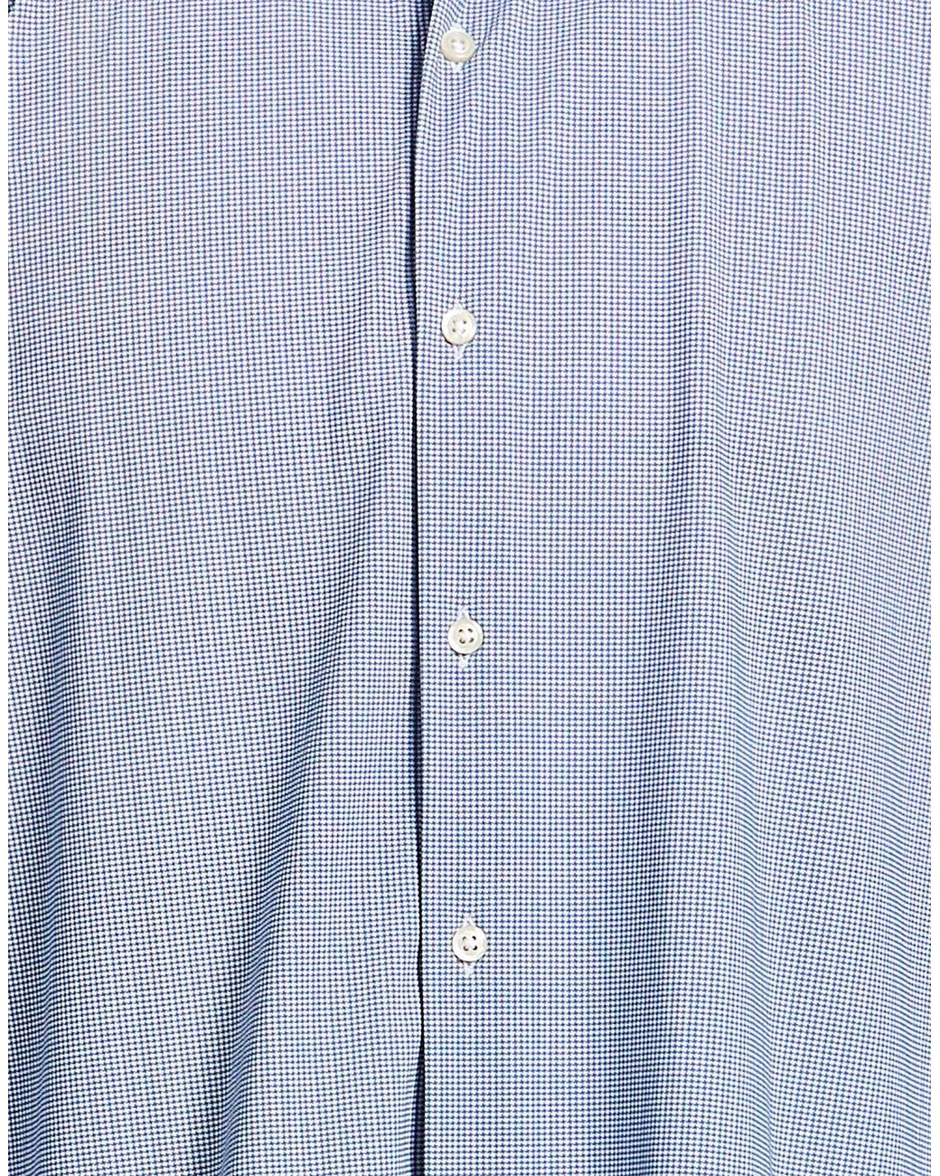Ghirardelli Blue Shirt Polyamide, Elastane for men