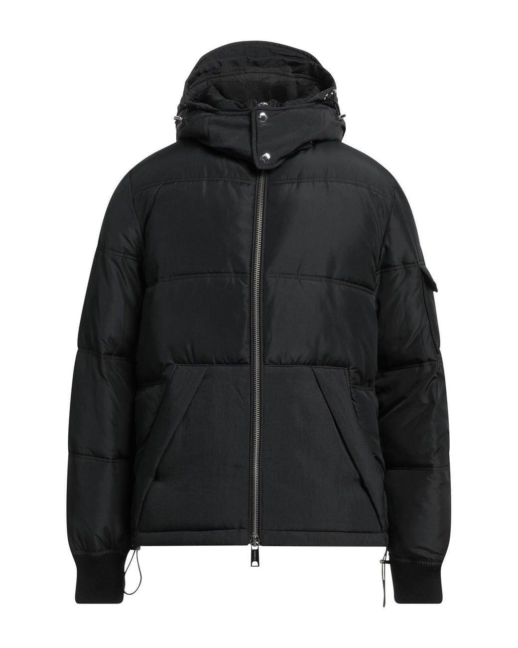 ALPHATAURI Black Down Jacket for men