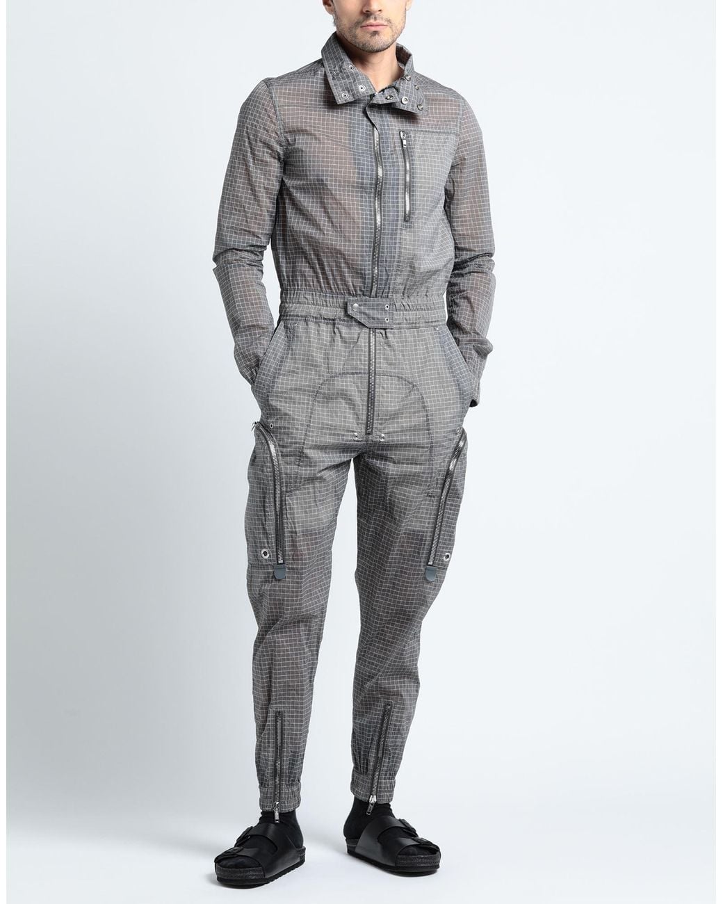 Rick Owens Jumpsuit in Gray for Men | Lyst
