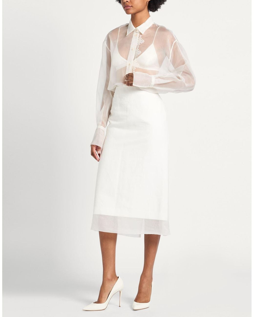 Camisa Forte_forte de color White