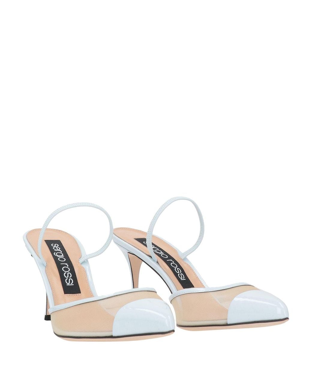 Sergio Rossi White Mules & Clogs