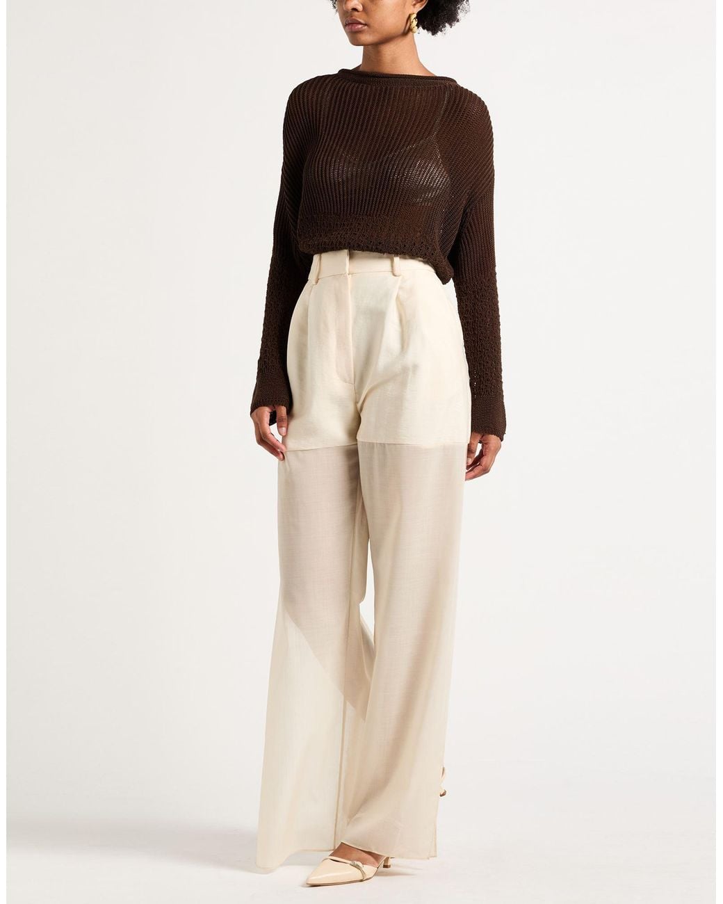 A.W.A.K.E. MODE Natural Pants Tencel, Polyamide, Wool, Recycled Polyester