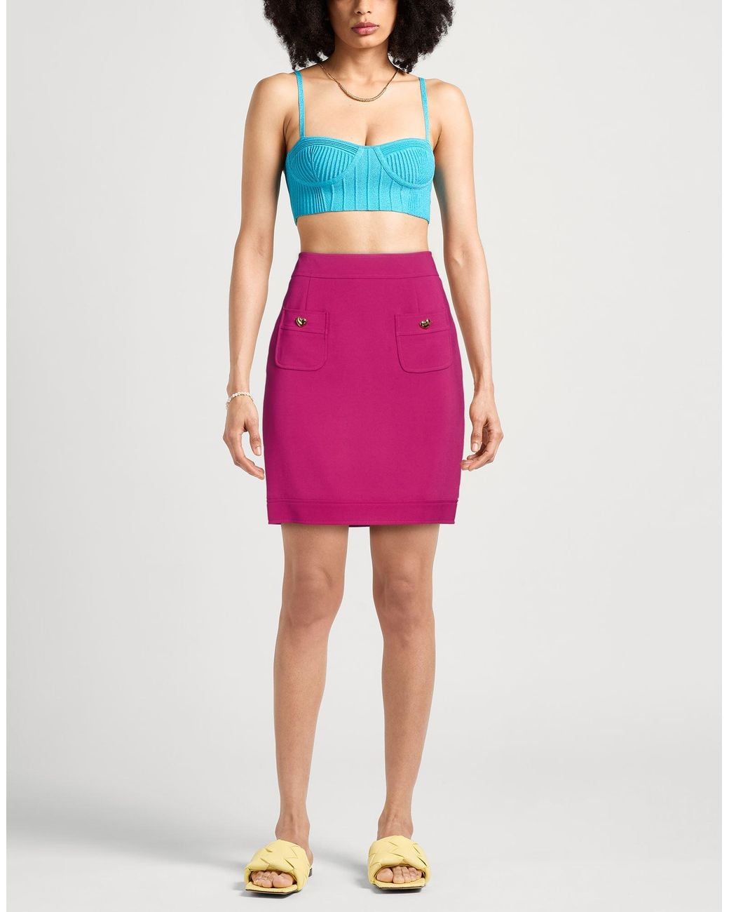 Moschino Pink Mini Skirt