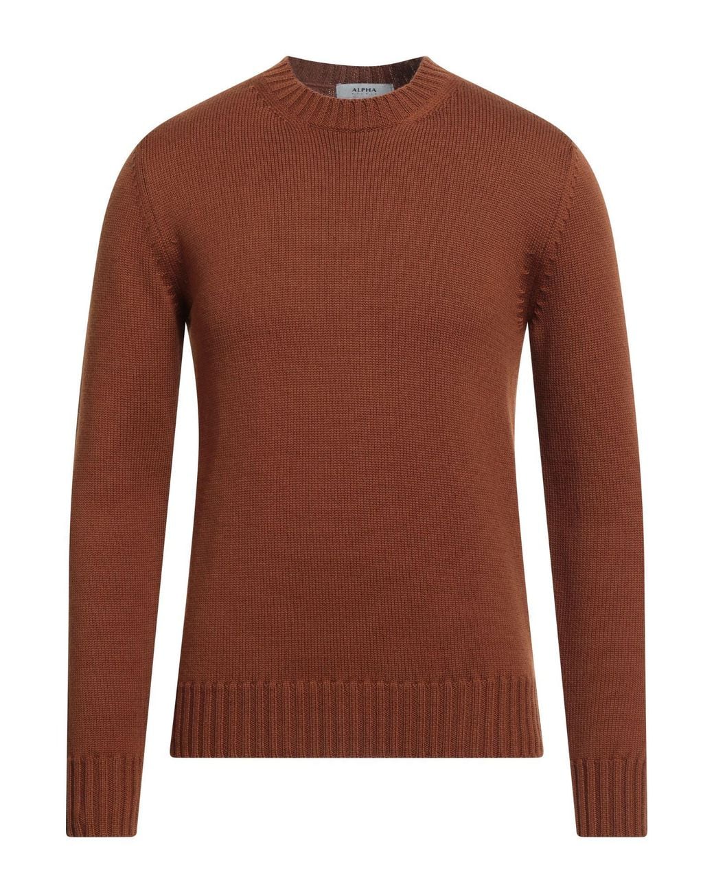 Pullover Alpha Studio de hombre de color Brown