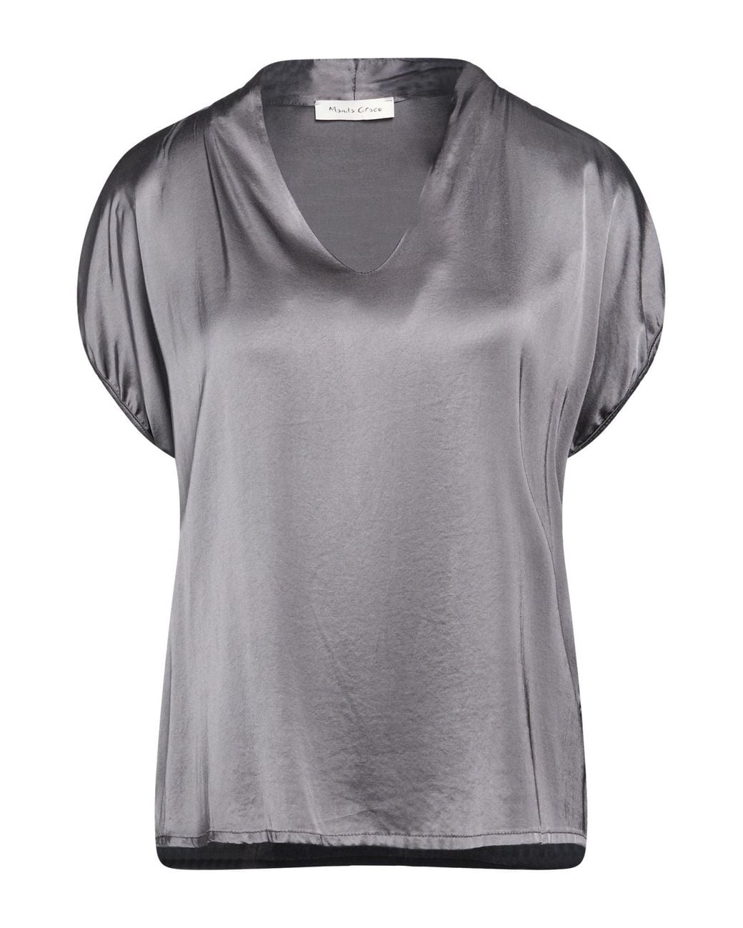 Manila Grace Gray Top Viscose, Elastane