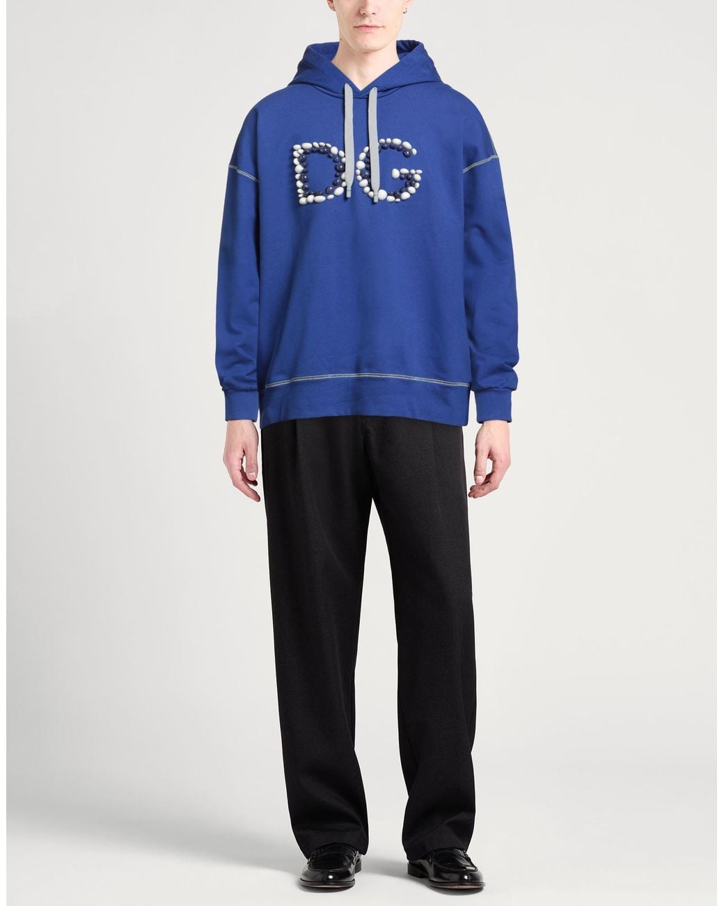 Dolce & Gabbana Blue Sweatshirts for men