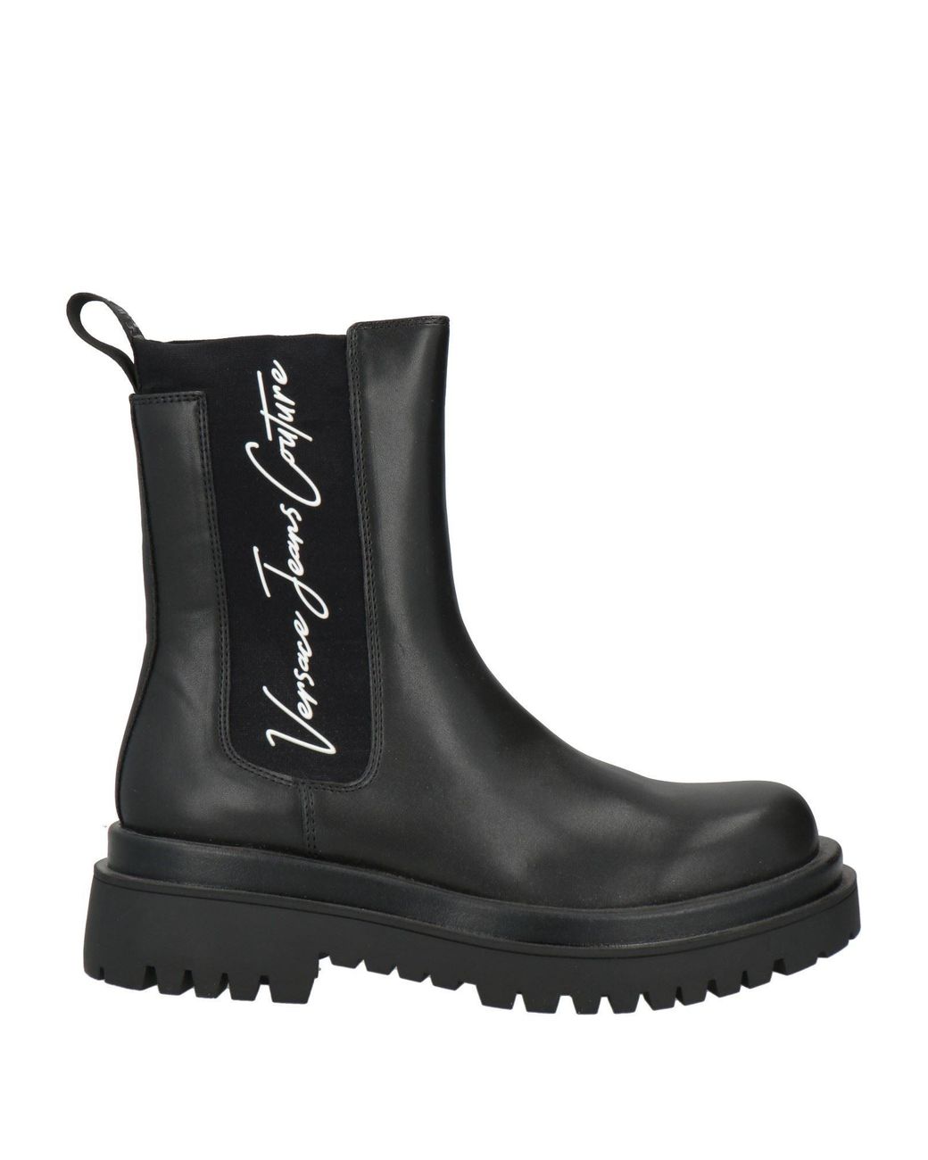 Versace Jeans Couture Black Ankle Boots