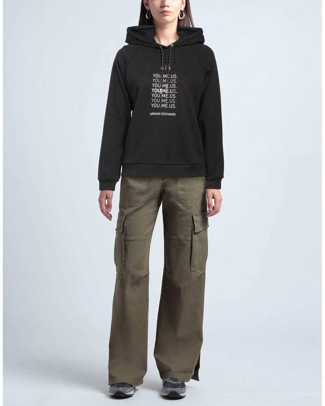 ARMANI EXCHANGE Black Sweatshirt