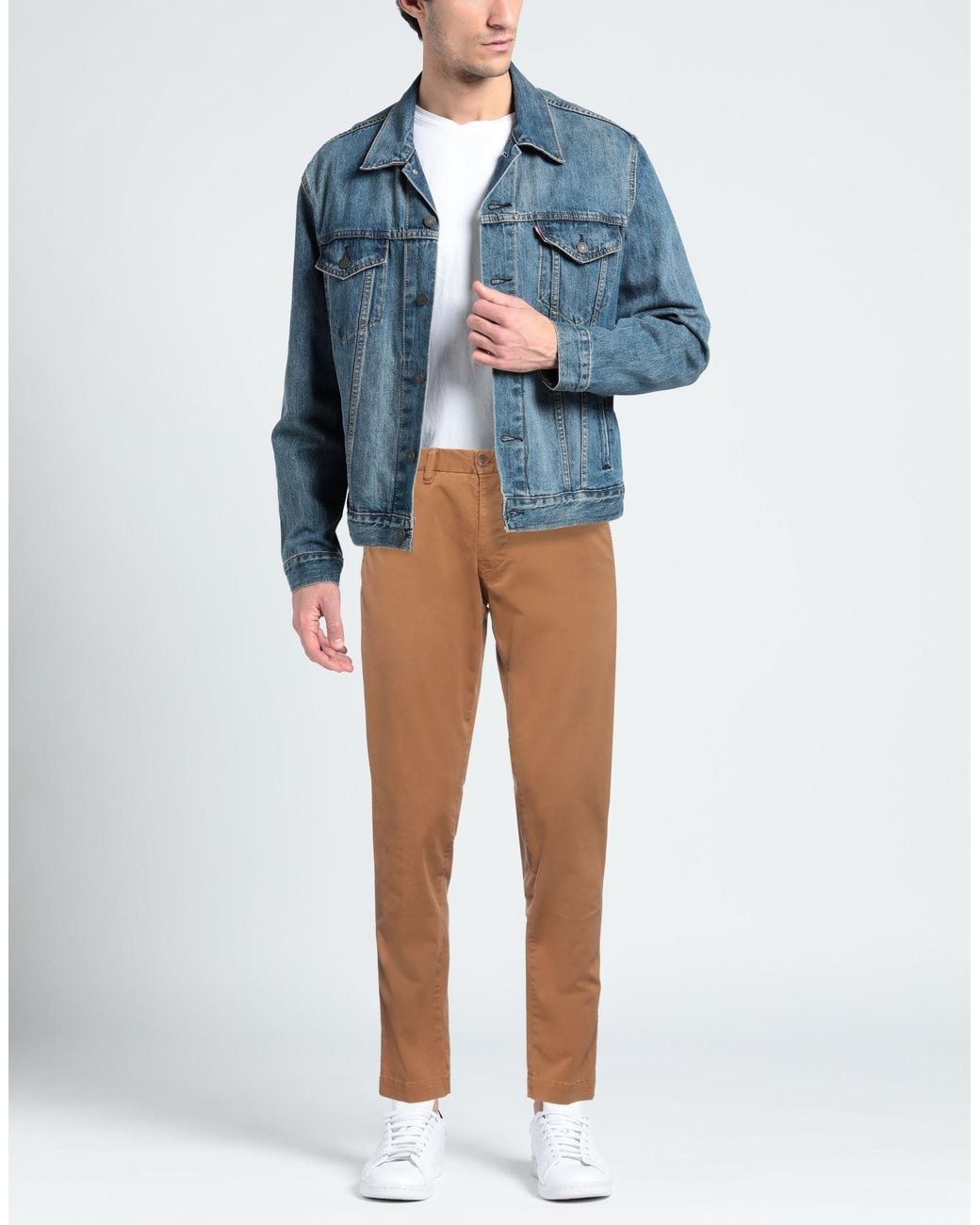 Pantalone di Blauer in Brown da Uomo