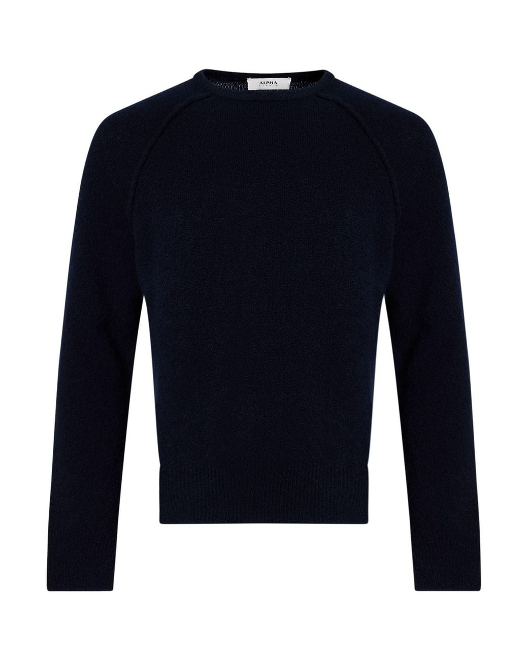 Alpha Studio Blue Midnight Sweater Virgin Wool, Polyamide for men