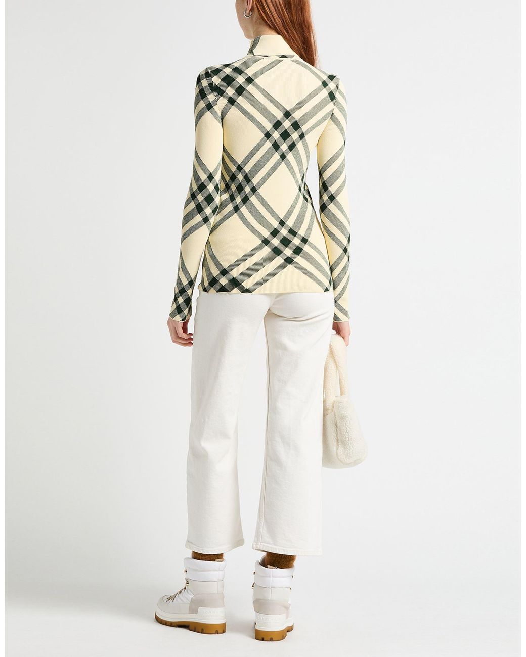 Burberry White Turtleneck