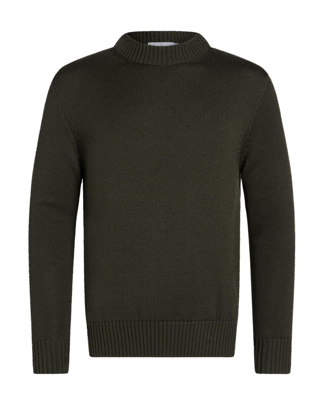 Cooperativa Pescatori Posillipo Green Military Sweater Merino Wool, Acrylic for men