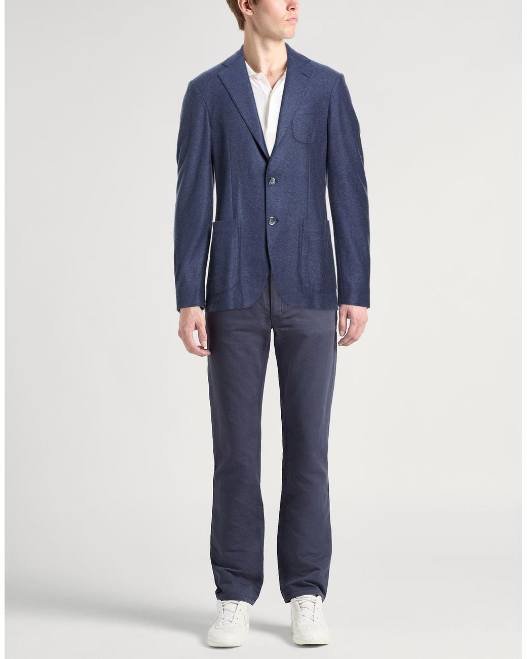 Fedeli Blue Blazer for men