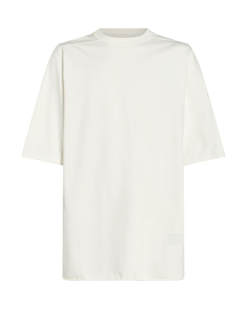 Rick Owens White T-Shirt Cotton for men