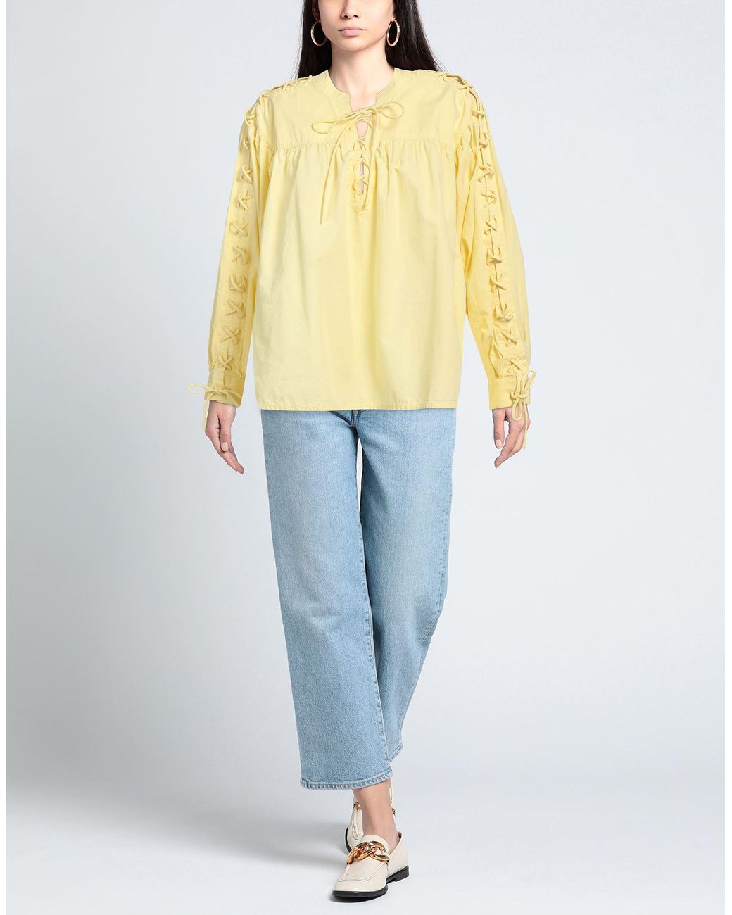 Top Maje de color Yellow