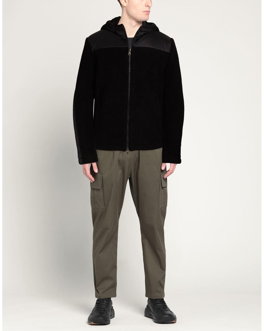 Colmar Black Jacket Polyester, Acrylic, Virgin Wool, Elastane for men