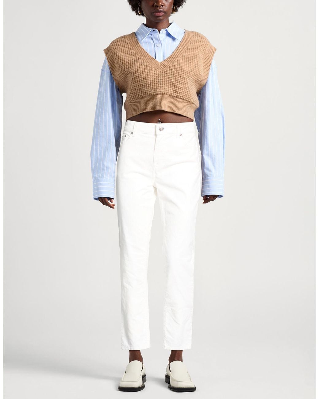Department 5 White Trouser