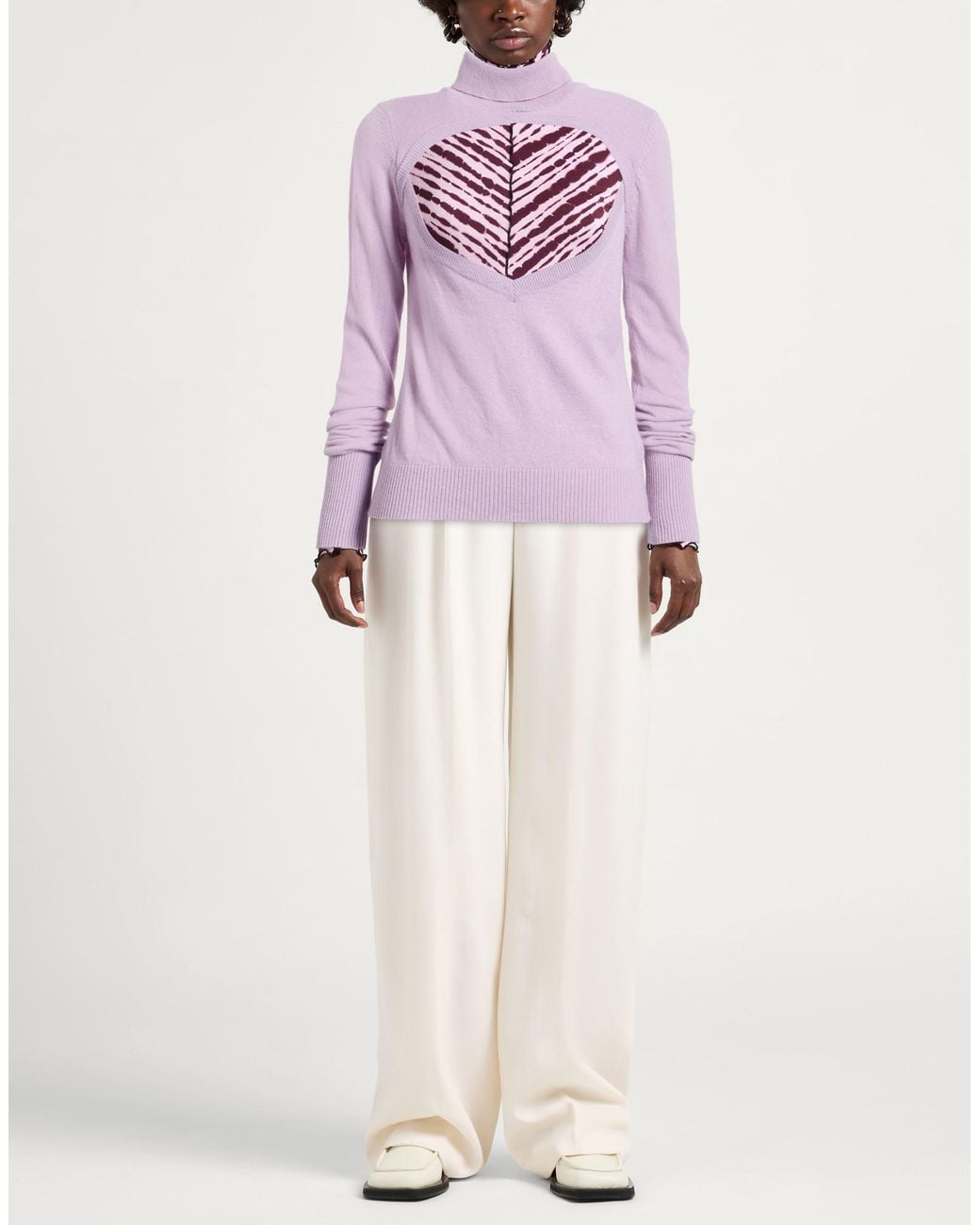 Blugirl Blumarine Purple Turtleneck