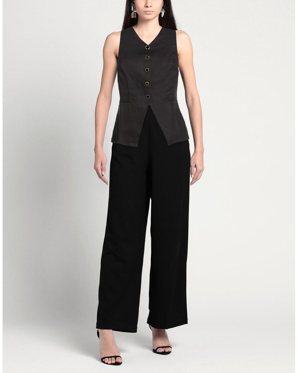 Reformation Black Waistcoat