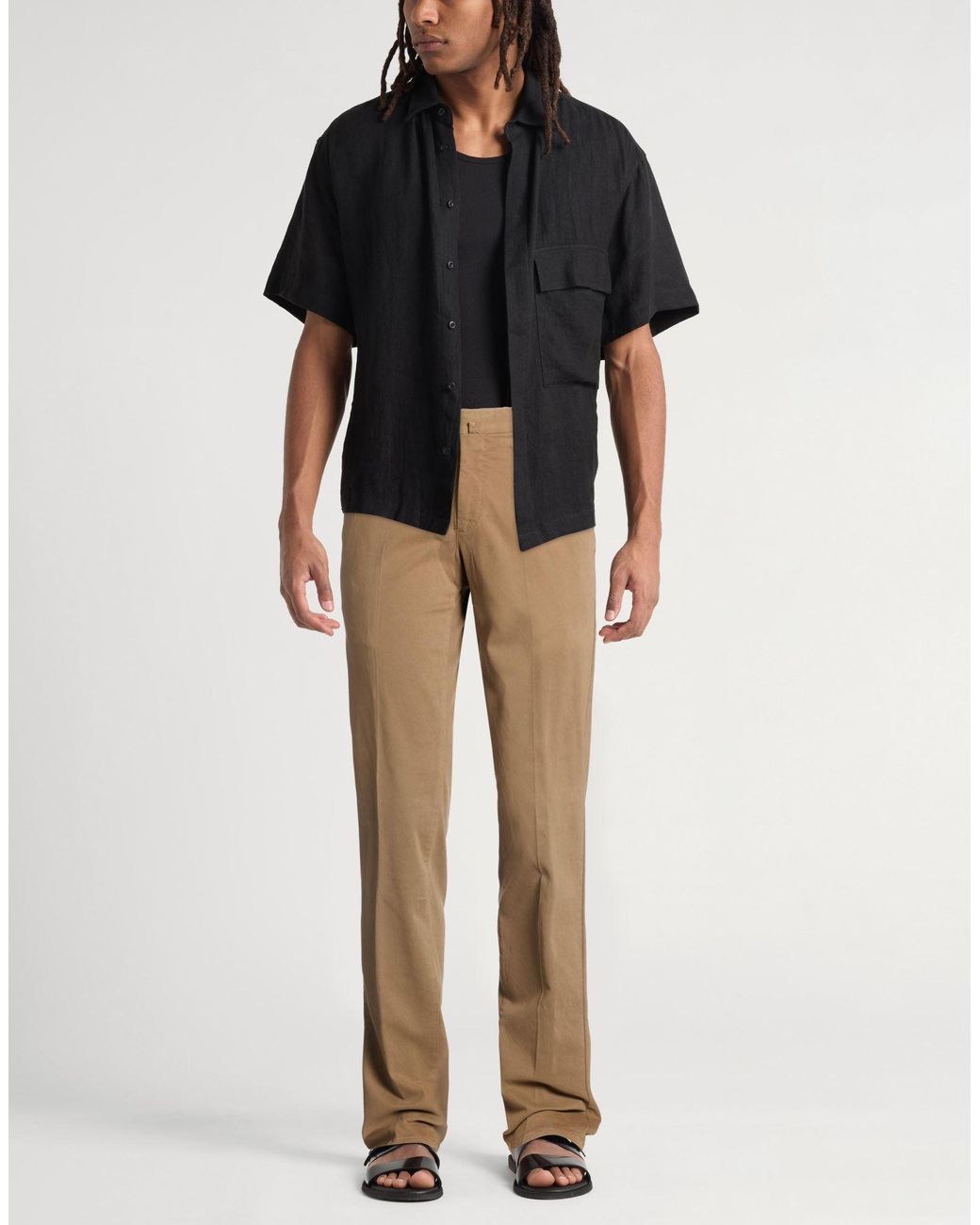 PT Torino Natural Pants Modal, Cotton, Elastane for men