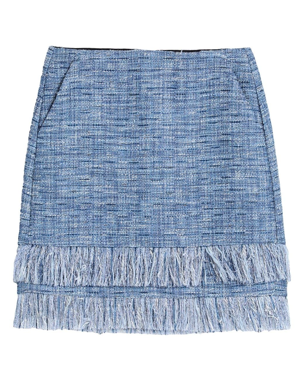 Karl Lagerfeld Blue Mini Skirt