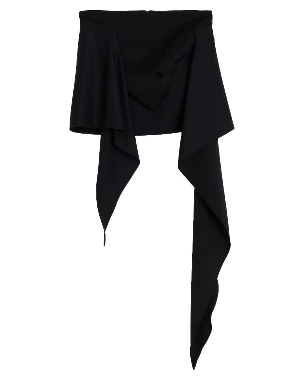 The Attico Black Mini Skirt