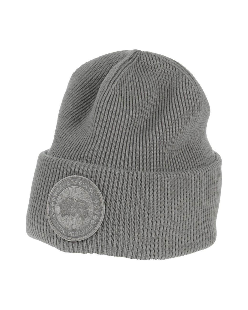 Selfridges Beanie Mens Designer Canada Goose Hat In Grey For Men