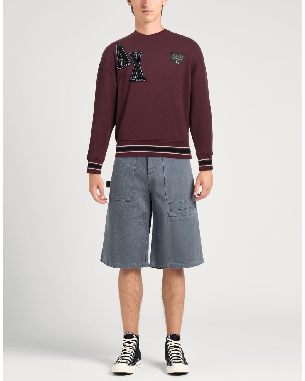 ARMANI EXCHANGE Red Sweatshirt for men