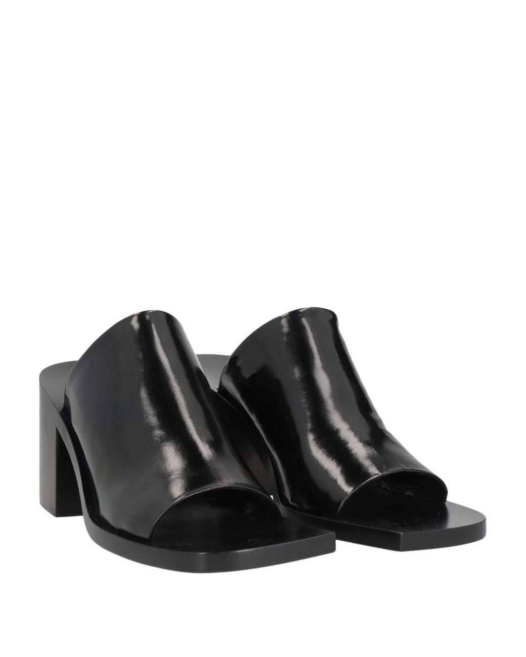 Jil Sander Black Sandals