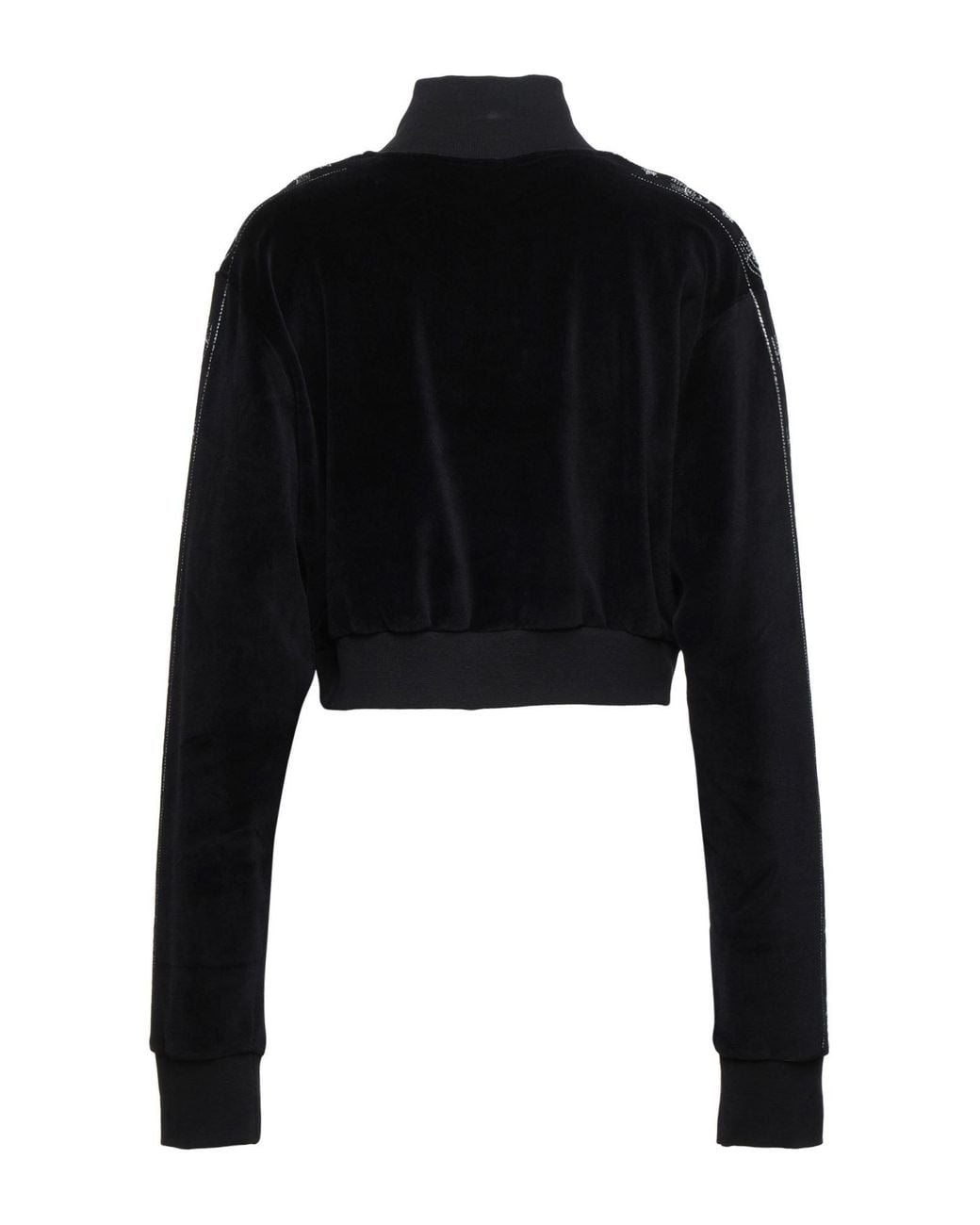 Chiara Ferragni Black Sweatshirt Cotton, Polyester