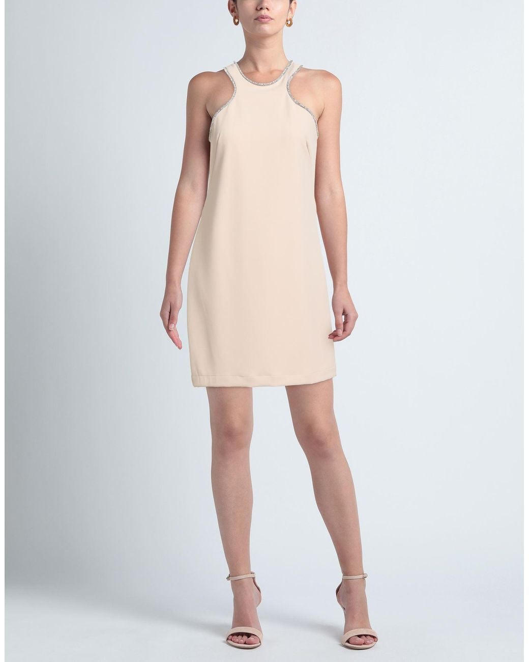 Nenette Natural Mini Dresses
