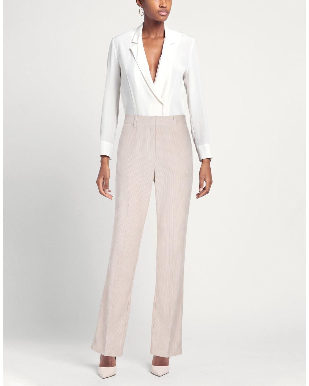 Cambio White Pants