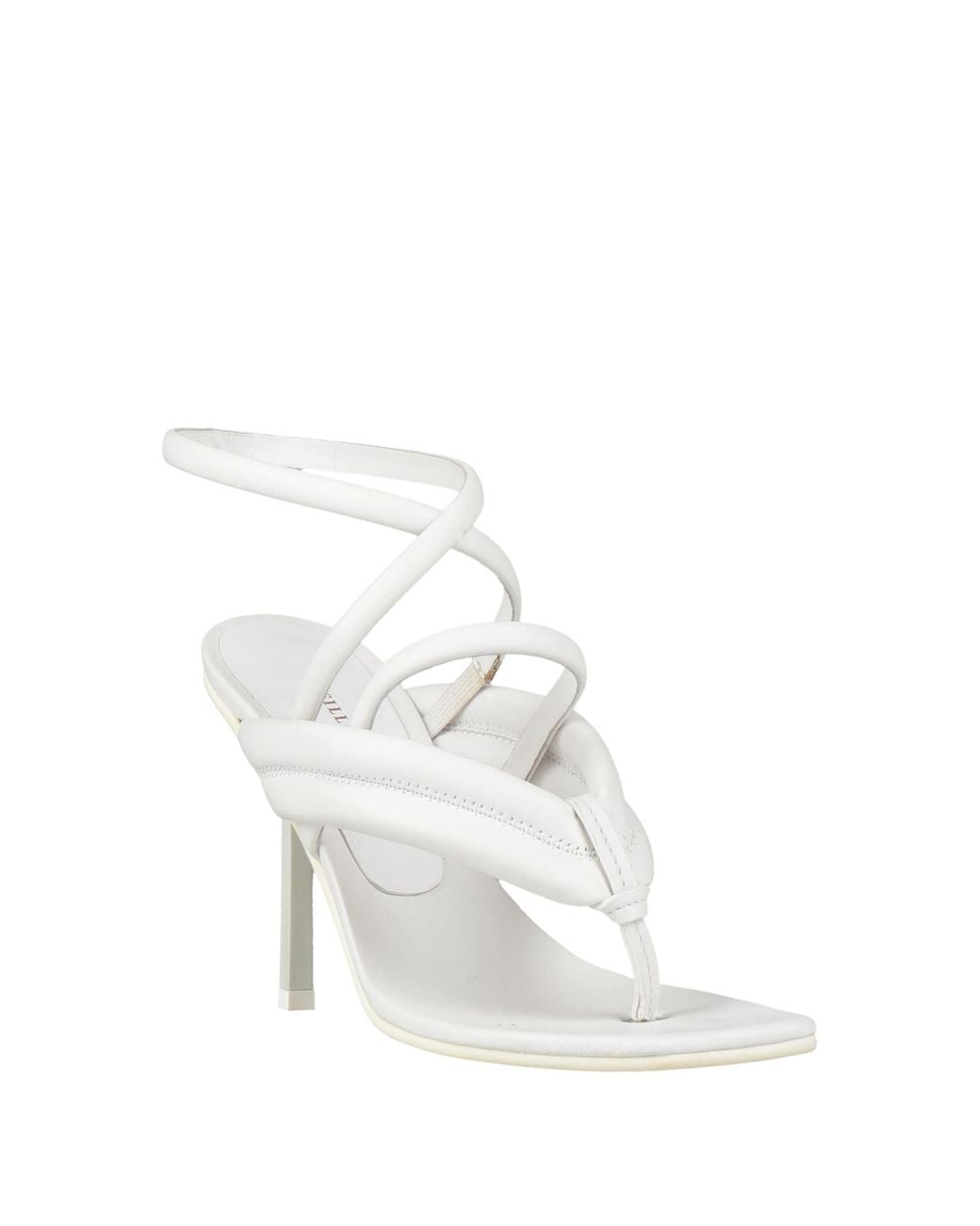 Le Silla White Thong Sandal