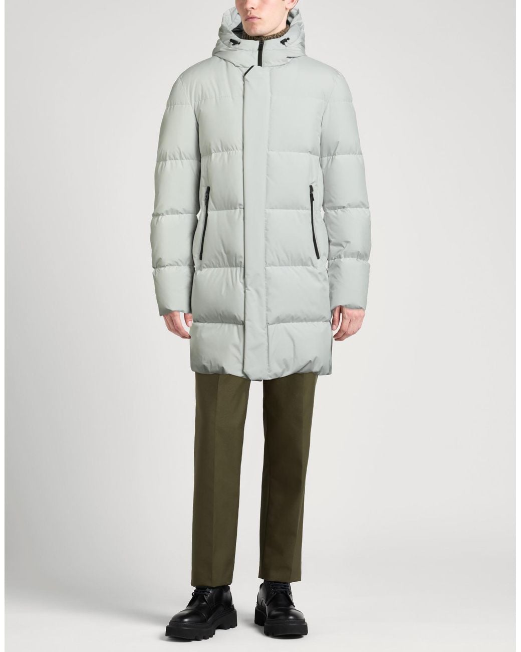 Herno Gray Puffer for men