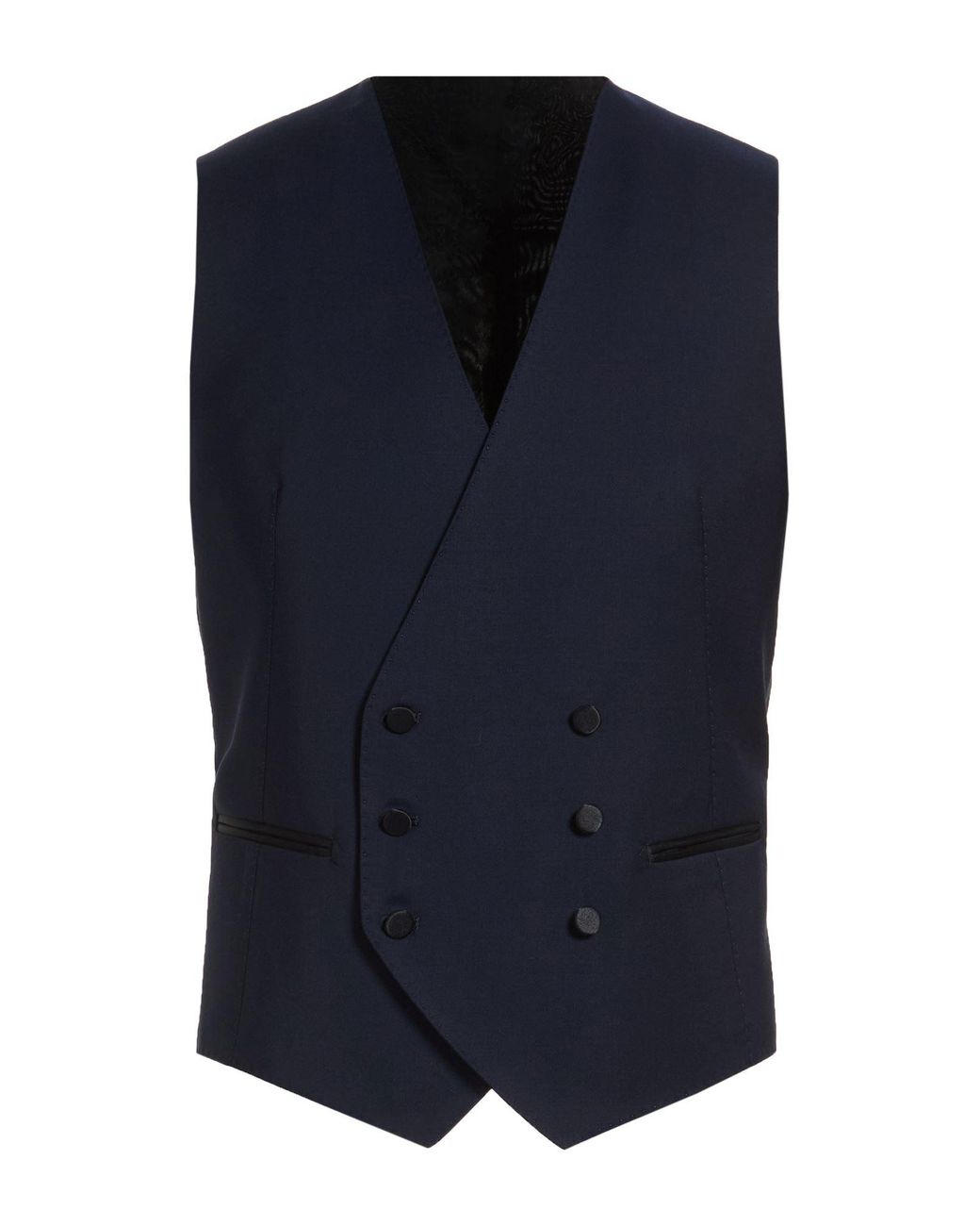 Tagliatore Blue Tailored Vests for men