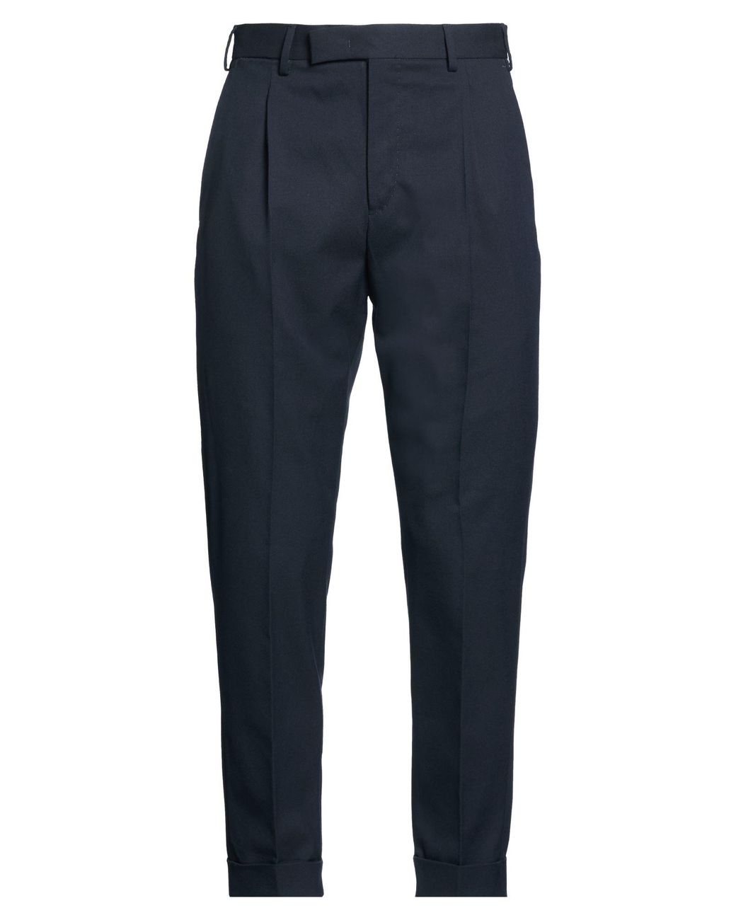 PT Torino Blue Midnight Pants Cotton, Virgin Wool, Elastane for men