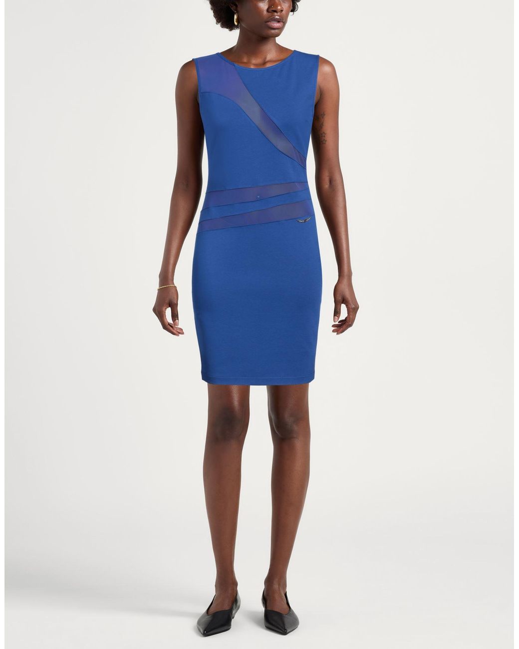 Gaelle Paris Blue Mini Dress