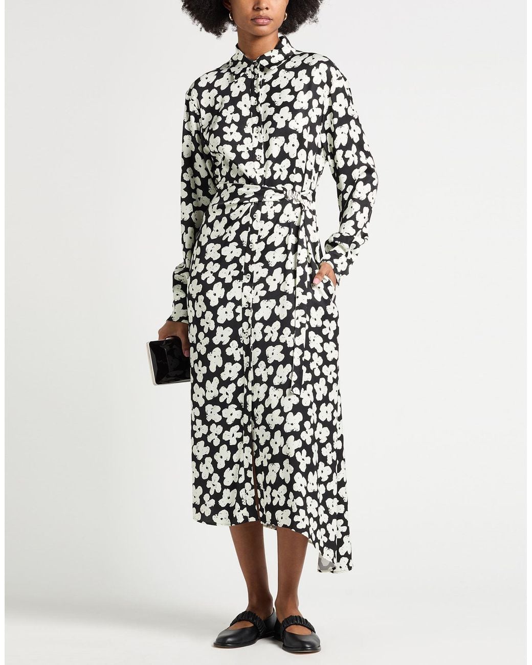 MSGM White Maxi Dress Viscose