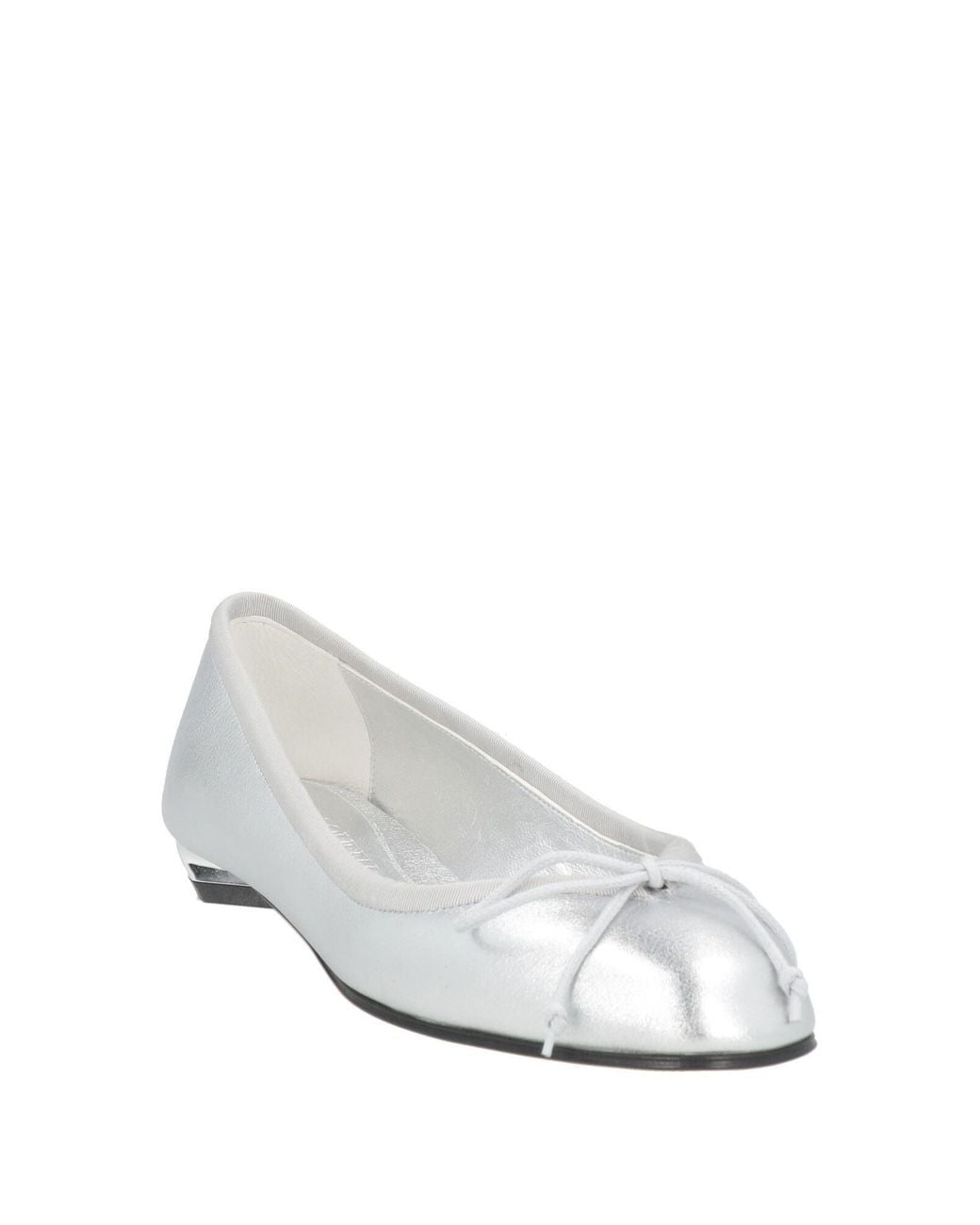 McQueen White Ballet Flats