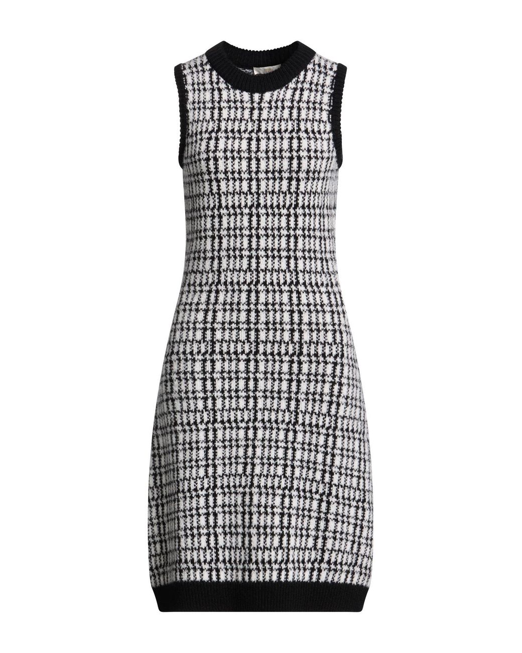 Fedeli Midi Dress Cashmere, Nylon in Black | Lyst